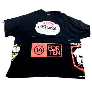 Kevin Harvick Fan Club 2015 NASCAR Graphic T-Shirt Black Short Sleeve Unisex XL